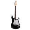 Rosewood Fingerboard Electric Guitar Black w/ White