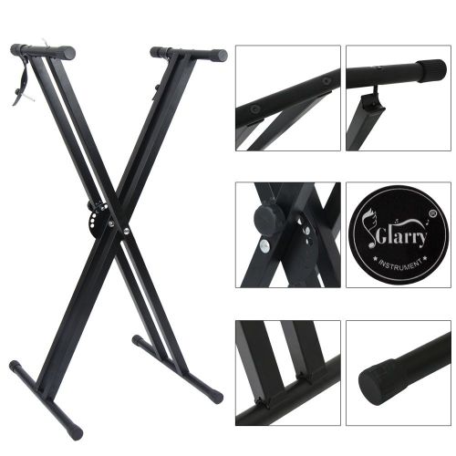 Keyboard Electric Piano Stand Standard Rack Dual-tube X-Shape Adjustable Folding Keyboard Electric Piano Stand Standard Rack Dual-tube X-Shape Adjustable Folding