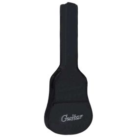 Guitar Bag for 4/4 Classical Guitar Black 39.4"x14.6" Fabric