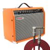 5 Core Guitar Amp 40W Amplifier For Electric Bass Acoustic Practice Amp Small Portable Mini Orange Amplificador Para Bajo with Built in Effects - GA 4