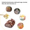 EELHOE Gold Foil Paper Pastry Decorations - Multi-purpose Decorations For Pastry And Facial Mask Care