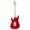 [Do Not Sell on Amazon]Glarry GST Rosewood Fingerboard Electric GuitarBagShoulder Strap Pick Whammy Bar Cord Wrench Tool Red