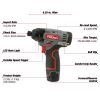 Hyper Tough 12V Max Lithium-Ion Cordless Impact Driver with 1.5Ah Battery and Charger, Â¼-inch Quick Release Chuck, Model 99307, New