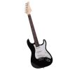 Rosewood Fingerboard Electric Guitar Black w/ White