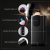 Triple Arc Plasma Lighte Arc Lighter Electric Lighter with LED Lights Windproof Gift Box Card and Cable Included