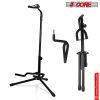 5 Core Guitar Stand Floor Adjustable Heavy Duty Tripod Acoustic Electric Bass Cello Upright Folding Stands w Neck Holder For On Stage Studio - GSH HD